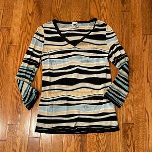 M Missoni Knit long sleeve sweater, size 4